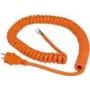 Spiralinis kabelis AS Schwabe 70430, 230V 16A, IP44, ištraukiamas 1–5 m