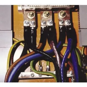 Termosusitraukiančių vamzdelių rinkinys fazėms žymėti L1, L2, L3, N SR2LK 25-70 juodas