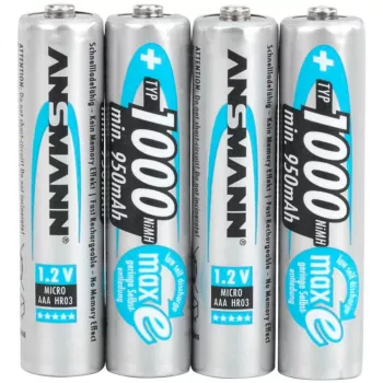 Buitinė įkraunama baterija AAA Ansmann 5030882