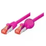 Tecline 71503P Ethernet Patch Laidas, 3 m, Magenta