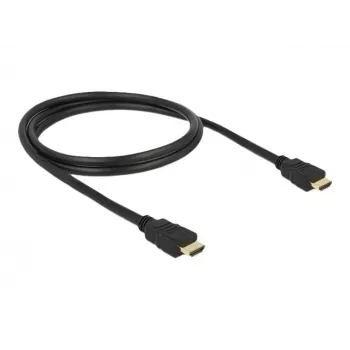 HDMI kabelis DeLOCK 84752 1 m Type A kištukas–kištukas juodas