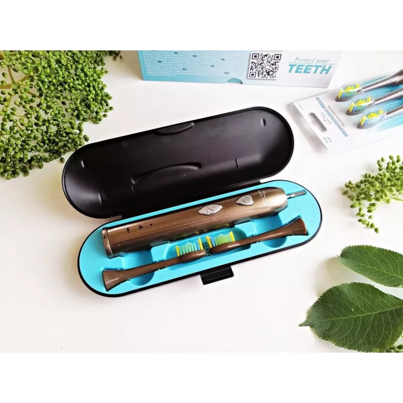 Dantų šepetėlis Media-Tech SONIC WAVECLEAN suaugusiems Ruda