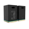Lentyniniai garsiakalbiai Teac BS-60BK LED Juodi – Bluetooth, 2×90 W, RCA, USB, optinis, basrefleksinis, nuotolinio valdymo pultas