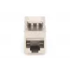 Keystone modulis Digitus CAT 8.1 RJ-45 ekranuotas plokščias baltas
