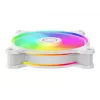 Cooler Master MasterFan MF120 Halo2 White Edition MFL-B2DW-21NP2-R2 120 mm ARGB ventiliatorius kompiuterio korpusui, 27 dB, 51,88 CFM, baltas