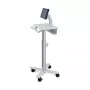 Ergotron Tablet Cart SV10 – vežimėlis planšetei / klaviatūrai, metalas, baltas, aliuminis, iki 30,5 cm (12 inch)