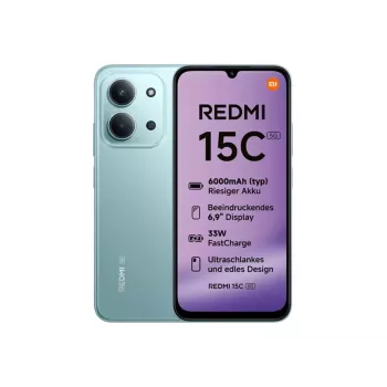 Išmanusis telefonas „Xiaomi Redmi 15C 5G“ – 5G – Dual-SIM – RAM 8 GB / Vidinė atmintis 128 GB – „microSD“ lizdas – 6,9 colio – 1600 × 720 pikselių (120 Hz)