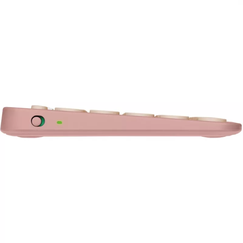 Belaidė klaviatūra Logitech Pebble Keys 2 K380S Tonal Rose Fra BT N/A-CENT-419 UNIV. (920-011805)