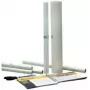 Apsauginė knygų plėvelė agipa 00263 – lipni, skaidri, blizgi PP, 500 mm x 3 m, nuimama