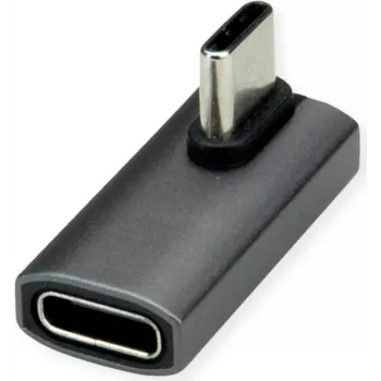 ROLINE USB4 40G Type C adapteris ST/BU 90° spiralinis Alu (12.03.2933)