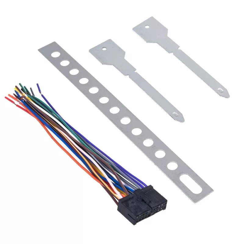 Audiocore AC9100 radijo imtuvas automobiliui, skaitmeninis, juodas/raudonas