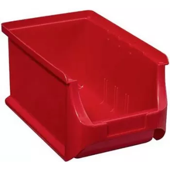 Dėžė sandėliavimui allit Lagersichtbox 456209, 150×125×235 mm, raudona, permatomu priekiu