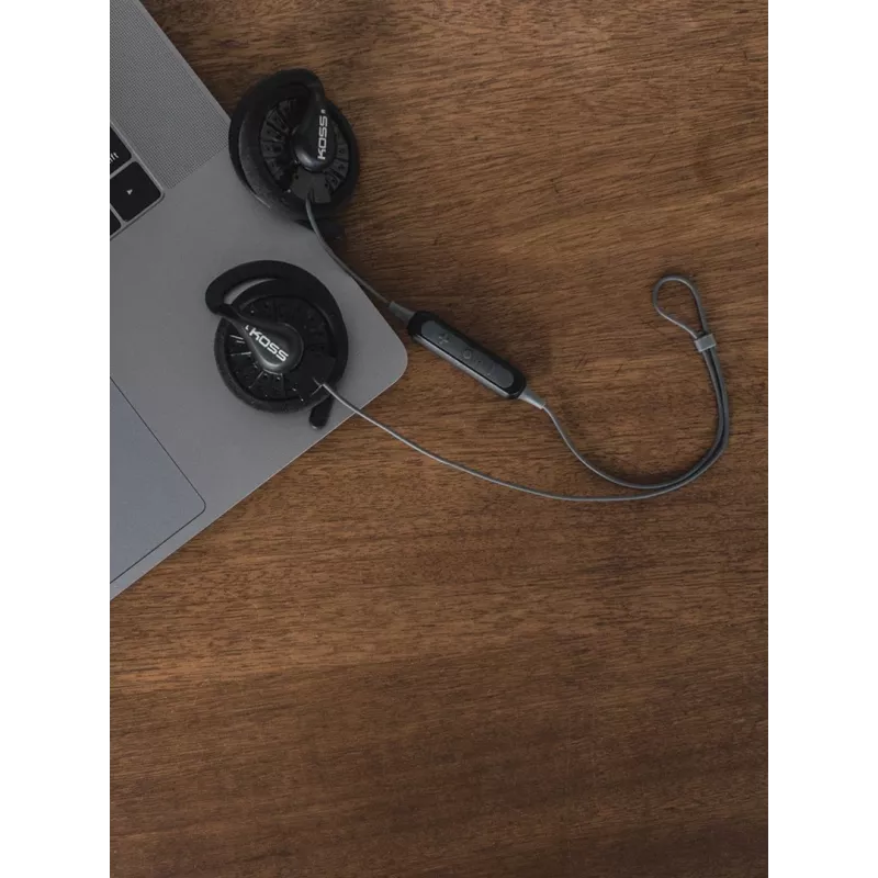 Belaidės ausinės Koss KSC35, on-ear, su mikrofonu, juodos