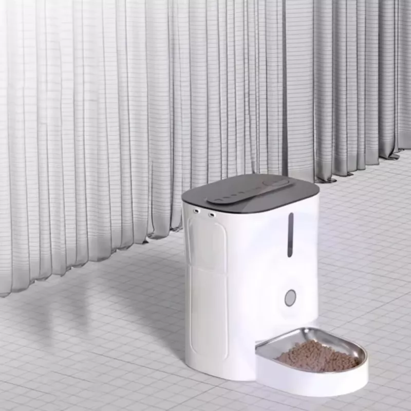 Automatinis ėdalo daviklis augintiniams Sponge SPONGE Pet Feeder Smart DUAL – dviejų dubenėlių išmanusis šėrimo prietaisas