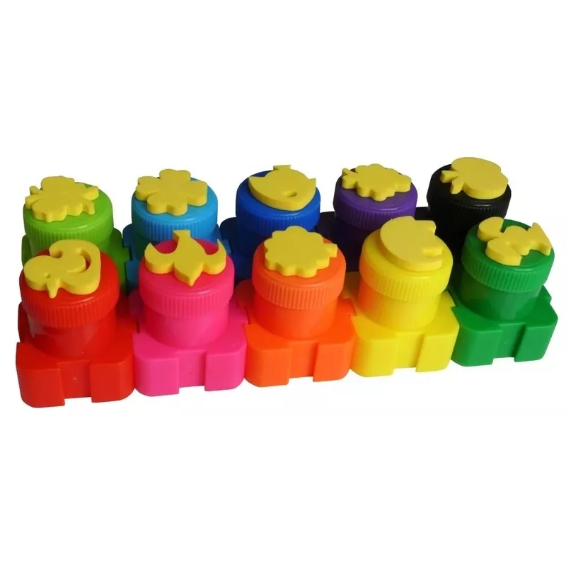 Colorino Kids Pirštų dažai 10 spalvų