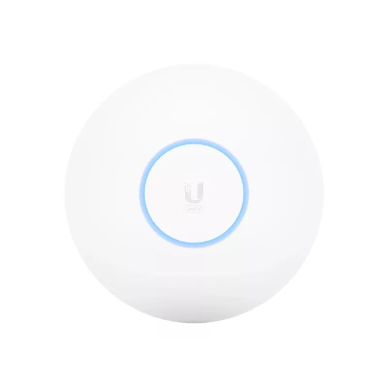 Belaidis prieigos taškas UBIQUITI U6-PRO — Wi-Fi 6 dviejų juostų 2,4/5 GHz, PoE, IP54, lubos/siena, 4800 Mbps (5 GHz), 573,5 Mbps (2,4 GHz)