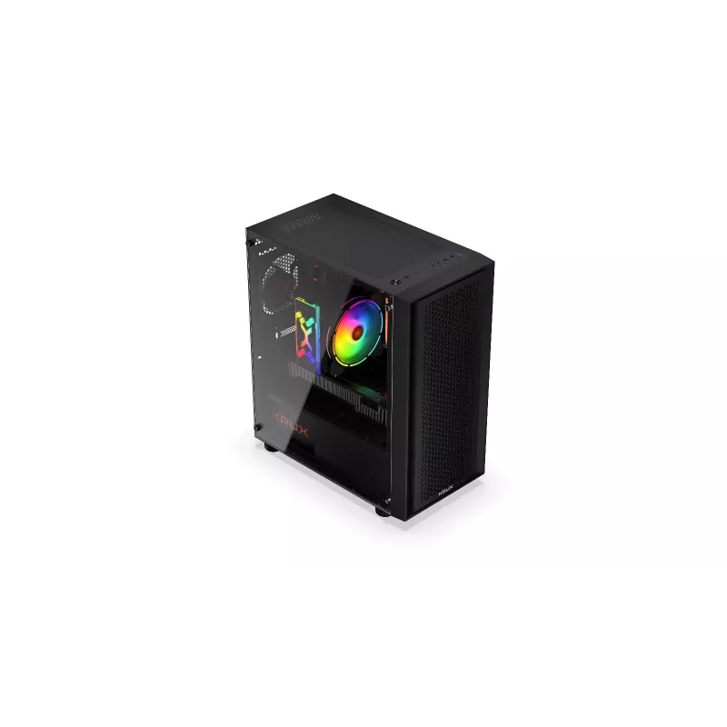 Krux KRXD002 Black Midi Tower korpusas