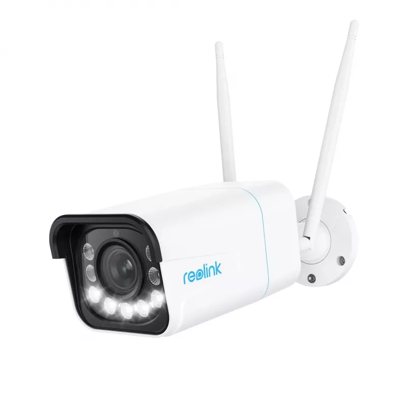 Reolink W430 - 4K lauko kamera, naujos kartos Wi-Fi 6, 5X optinis priartinimas, asmens/transporto priemonės/gyvūno aptikimas, spalvotas naktinis matymas