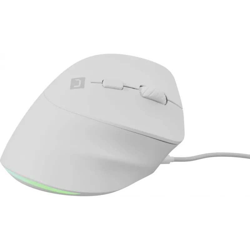 NATEC Crake 2 Pro vertikali pelė USB baltas 12800 DPI