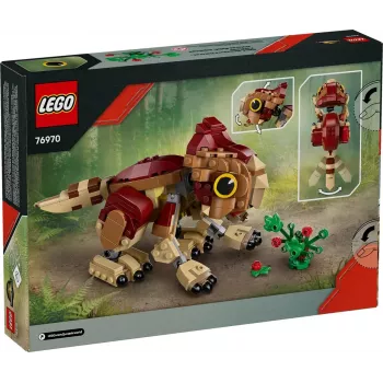 LEGO statybinis rinkinys LEGO Jurassic World 76970 Kūdikis dinozauras Dolores Aquilops, 339 dalių, 110×150×200 mm