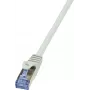 Tinklo kabelis LogiLink 10m Cat.6A RJ-45 S/FTP Pilka