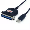 ROLINE 12.02.1092 Laido adapteris IEEE 1284 USB-A juodas (12.02.1092)