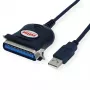 ROLINE 12.02.1092 Laido adapteris IEEE 1284 USB-A juodas (12.02.1092)