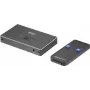 SpeaKa Professional SP-HSW-300 2 prievadų HDMI jungiklis, Ultra HD palaikymas 7680 × 4320 pikselių (SP-10474508)