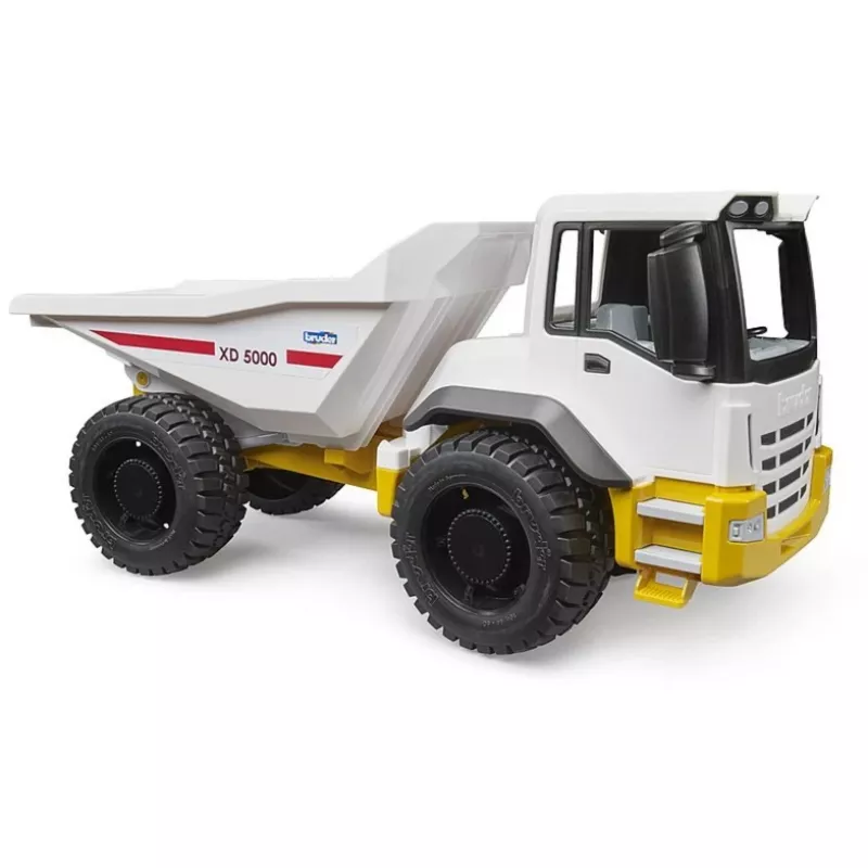 BRUDER ROADMAX model 03470 – vaikiškas savivartis, tvirtas ABS plastikas, judinamas kėbulas