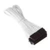 SilverStone PP07-MBW - Maitinimo ilginimo kabelis - ATX, 24 kontaktų (M) - ATX, 24 kontaktų (M) - 30 cm - Baltas (SST-PP07-MBW)