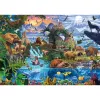 Dėlionė 1000 dalių Schmidt Spiele Panorama of the Animal World 58866