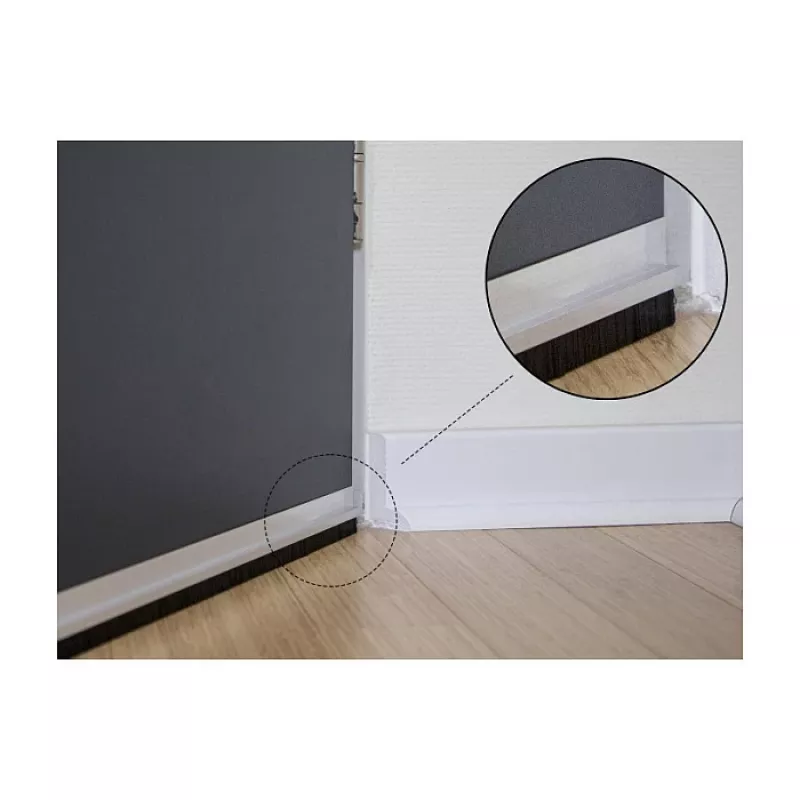 Šluotelė DeLOCK 66650 20 mm su aliumininiu kampuotu profiliu, ilgis 1 m