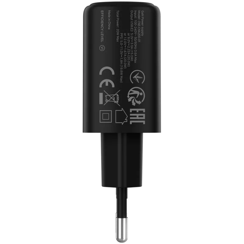 CANYON OnCharge 200 20W 1xPD EU juodas