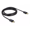 DisplayPort kabelis DeLOCK 82424 3m Kištukas-Kištukas Auksuotas Juodas