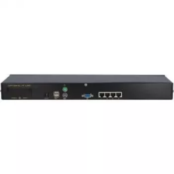 Inter-Tech Argus KVM KS-3104 - KVM jungiklis - 4 KVM prievadai - 1 vietinis vartotojas - montuojamas į stelažą (88887163)