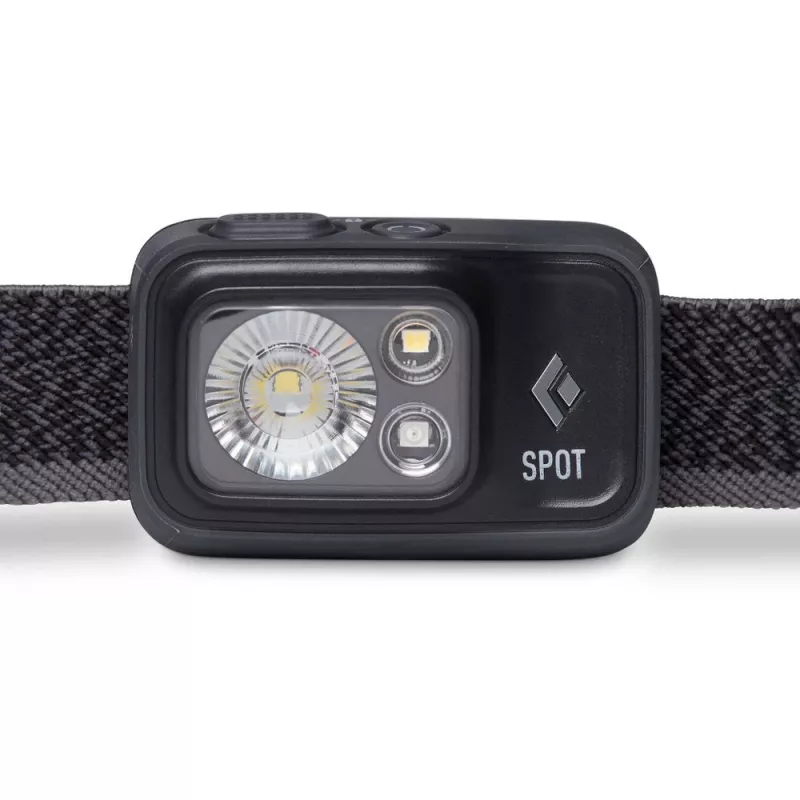 Kaktinė lemputė Black Diamond Spot 400 — 400 lm, LED, IPX8, AAA, spindulys 12–100 m, juoda
