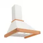Sieninis gartraukis AKPO WK-4 Rustica Eco 60 cm, ortakinis/cirkuliacinis, max 425 m³/h, plienas/medis, bronzinis