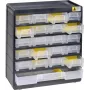 Laikymo dėžė allit VarioPlus Basic model 458090, 300×335×135 mm, juoda/geltona