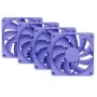 Kompiuterio aušinimo ventiliatorių rinkinys HYTE FA12-TM-4 120 mm Violetiniai, 1500 RPM, 72 m³/h, 1,6 mmH2O, FDB, 4 vnt.