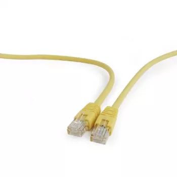 Patch Laidas CAT5E UTP 0,25M/GELTONAS PP12-0.25M/Y Gembird