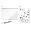 Baltoji lenta Nobo Essence Steel 1200x900mm (1905211)
