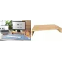 Monitor stovas Sigel SA208 bambukinis aukštis 19,5 cm plotis 50 cm