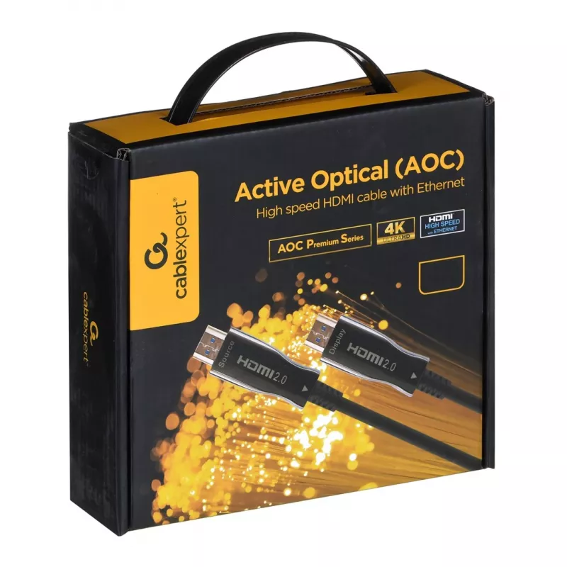 HDMI kabelis Gembird CCBP-HDMI-AOC-30M-02 30 m HDMI A tipas vyriškas juodas