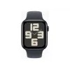 Apple Watch SE GPS + Cellular 44 mm vidurnakčio aliuminio korpusas su vidurnakčio sporto juostele – M/L