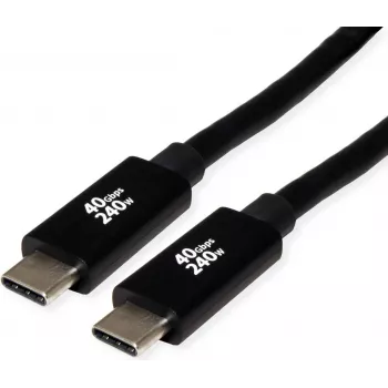 ROLINE USB4 Gen3x2 40Gbit/s kabelis C-C ST/ST 240W 2m