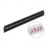 Patch panel DeLOCK 43340 19 inch 24 prievadų su sukamaisiais Keystone lizdais