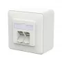 METZ CONNECT Jungiamasis lizdas E-DAT C6A LSA++ 2 prievadai AP verkehrswei