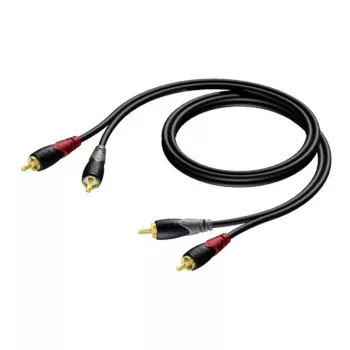 Garso kabelis Procab 1KPCL084 — 2x RCA kištukas į 2x RCA kištuką, 3 m