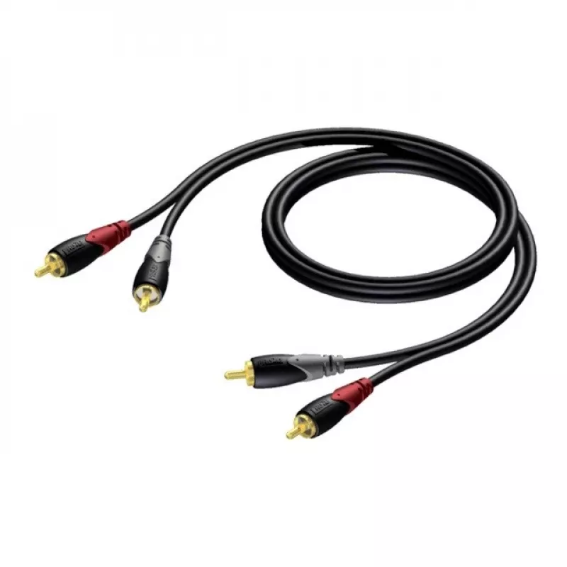Garso kabelis Procab 1KPCL084 — 2x RCA kištukas į 2x RCA kištuką, 3 m