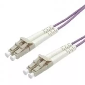 VALUE LWL-Cable 50/125µm OM4, LC/LC, Violet 1,0m (21.99.8751)